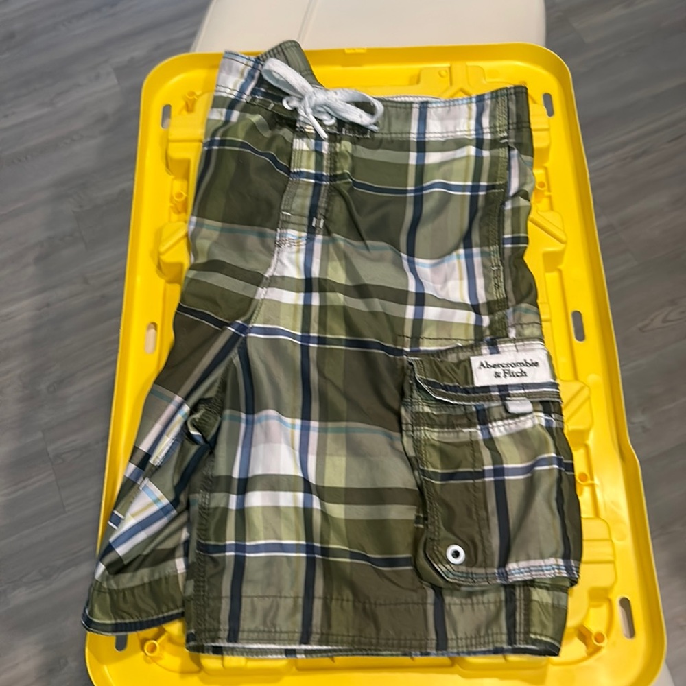 Abercrombie and Fitch swim cargo shorts